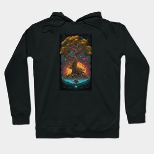 Tree of life Design in manga style Hoodie